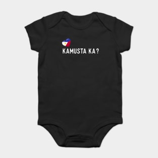 Philippines Flag Kamusta Ka Baby Bodysuit